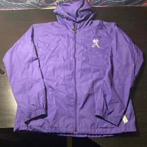 Sport-Tek Purple Jacket with White Logo
